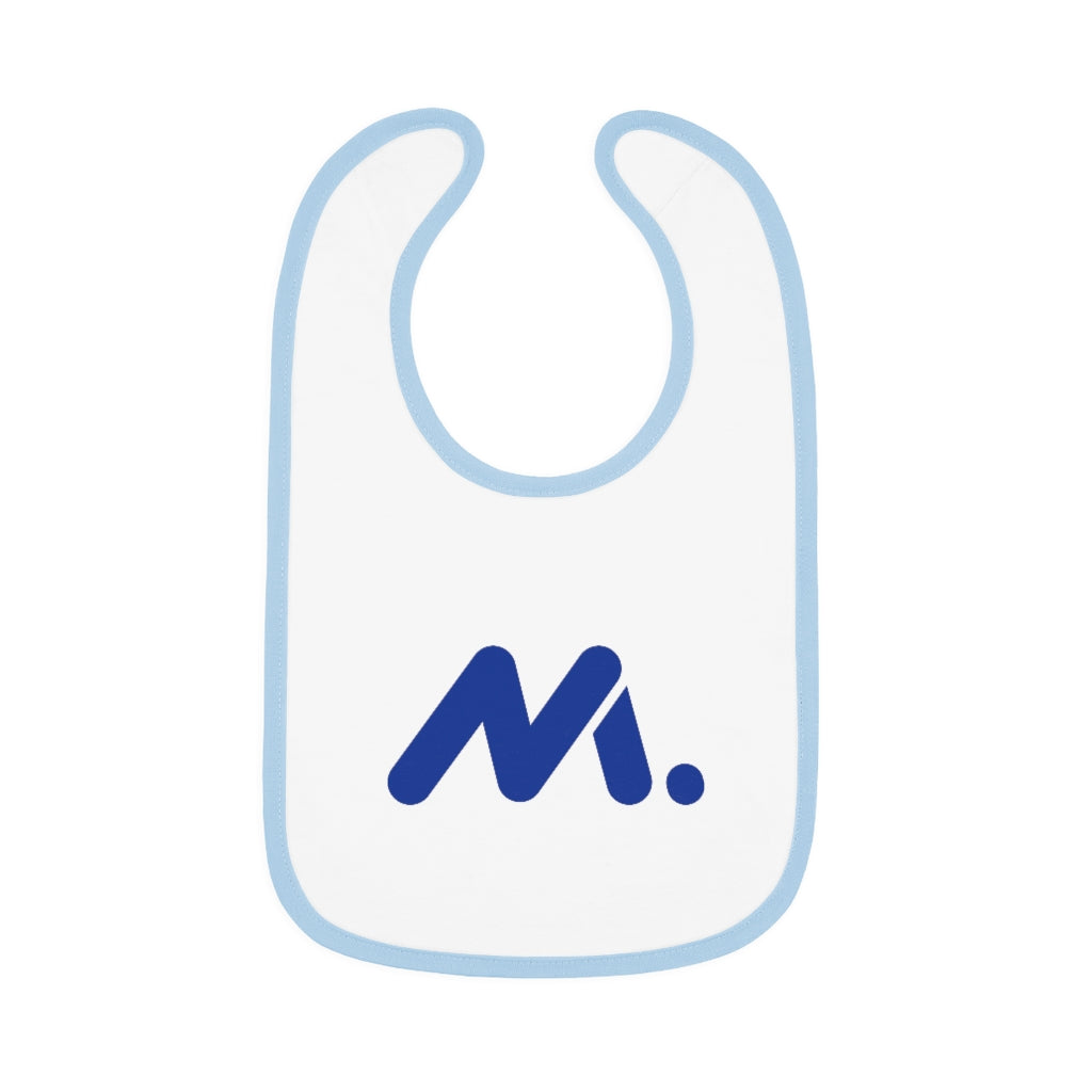 Baby Contrast Trim Jersey Bib