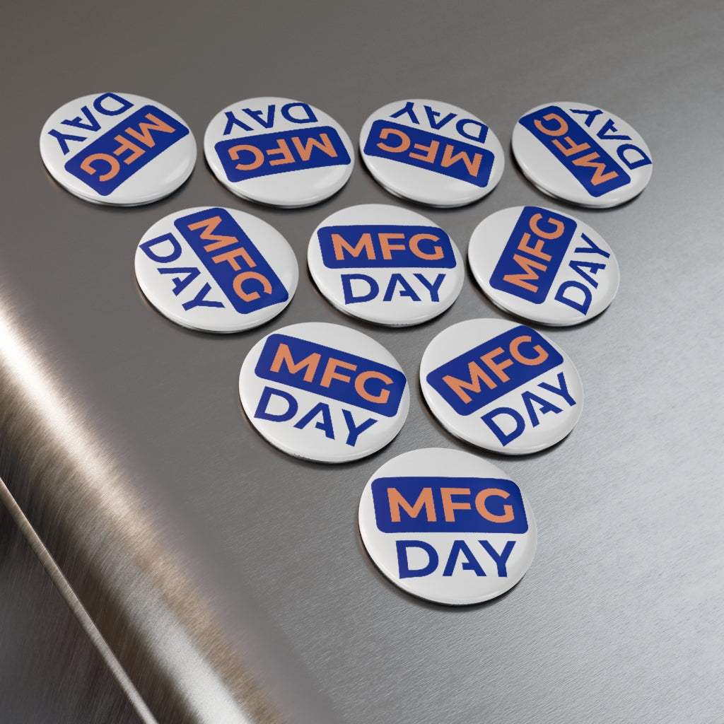 Button Magnet, Round (1 & 10 pcs)