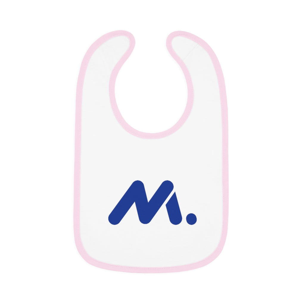 Baby Contrast Trim Jersey Bib